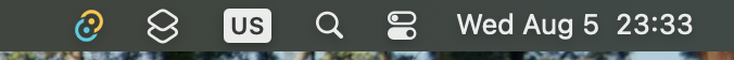 The Suite lives in the menu bar. Closing the window does not stop it — governance keeps running.